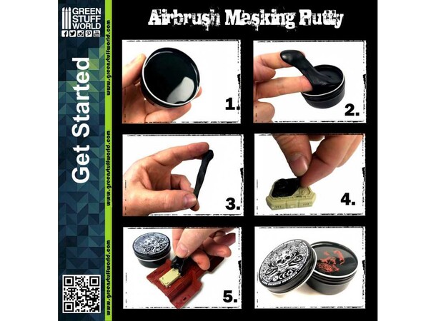 Airbrush Masking Putty – 60 g Green Stuff World 