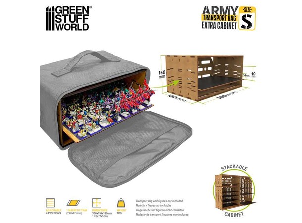 Army Transport Bag – Ekstra kabinet – S Green Stuff World 