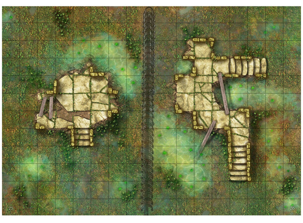 Book of Battle Mats BIG Wrecks/Ruins 