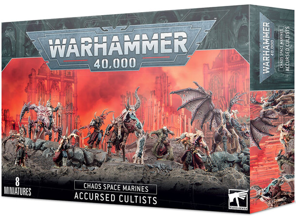Chaos Space Marines Accursed Cultists Warhammer 40K 