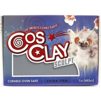 Cosclay modellervoks Grå Ekstra fast Hybrid plast/gummi-polymer 0,45 kg