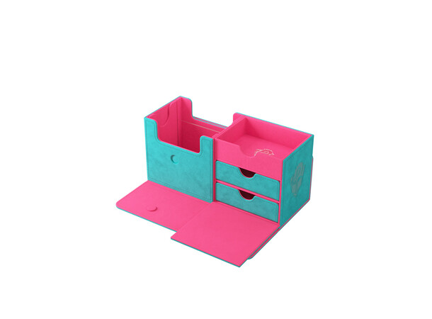 Deck Box Academic 133+ XL Turkis/Lyserød Gamegenic 