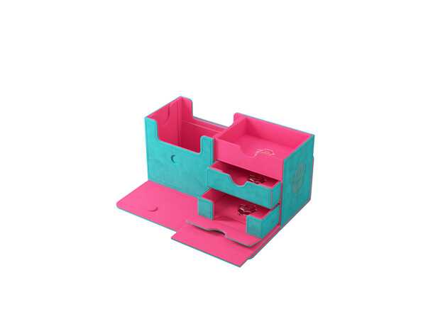 Deck Box Academic 133+ XL Turkis/Lyserød Gamegenic 