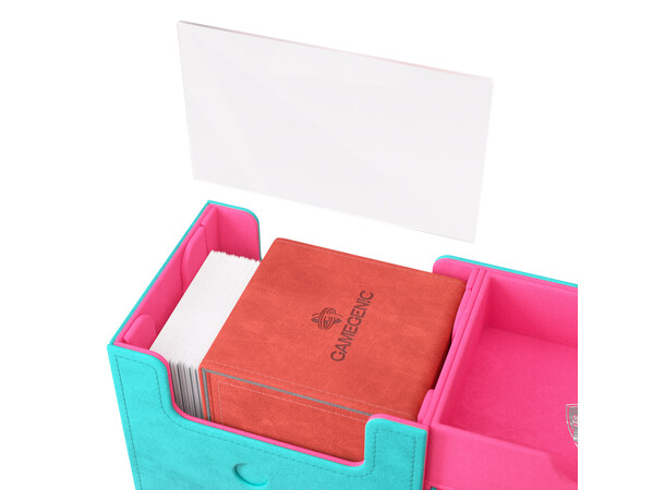 Deck Box Academic 133+ XL Turkis/Lyserød Gamegenic 