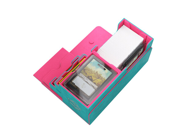 Deck Box Academic 133+ XL Turkis/Lyserød Gamegenic 