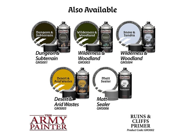GameMaster Primer Ruins & Cliffs The Army Painter Terrain Primer 300 ml 
