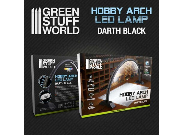 Hobby Arch LED Lamp – Darth Black Green Stuff World 