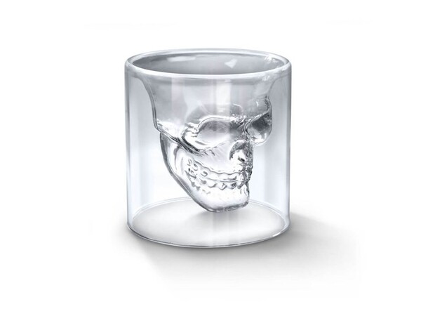 Kranie-shotglas - 1 stk Skull Shotglas 