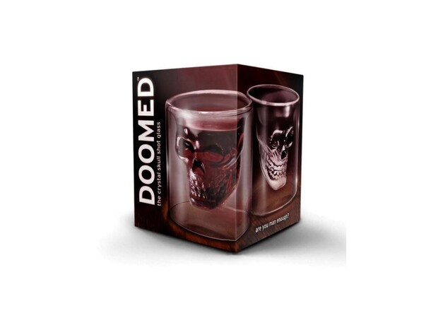 Kranie-shotglas - 1 stk Skull Shotglas 