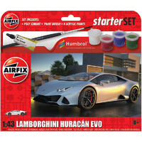 Lamborghini Huracan Evo Startpakke Airfix 1:43 byggesæt 11 cm