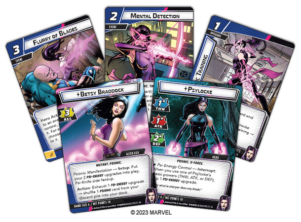 Marvel Champions TCG Psylocke Expansion Ekspansion til Marvel Champions 