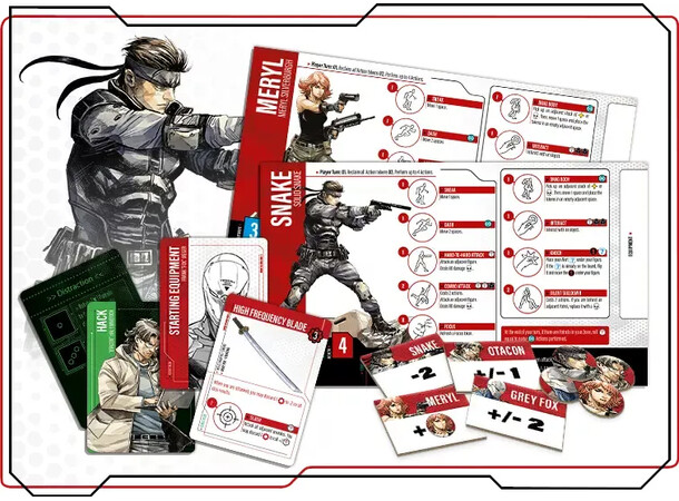 Metal Gear Solid Board Game Brætspil Retail Edition 