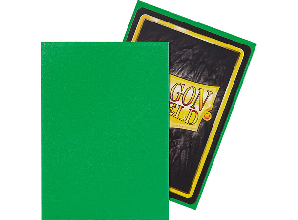Sleeves Matte Apple Green x100 66x91 Dragon Shield 