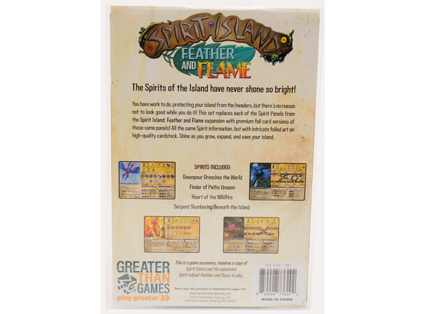 Spirit Island Foil Panels Feather/Flame 