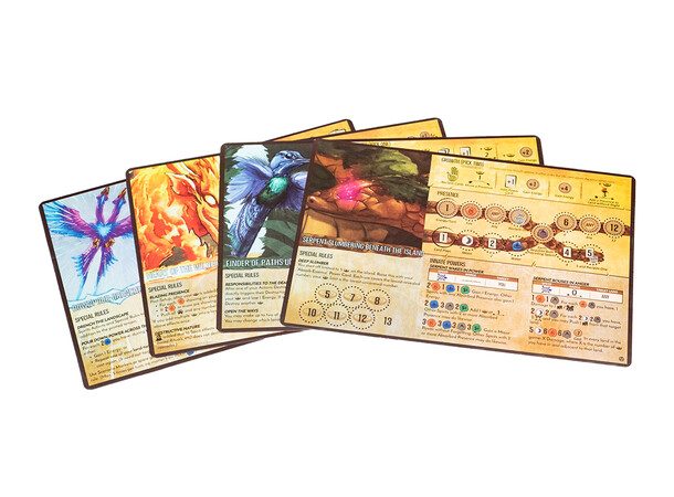 Spirit Island Foil Panels Feather/Flame 