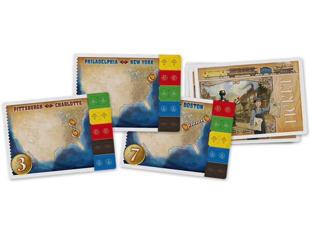 Ticket to Ride Legacy Brætspil Legends of the West 