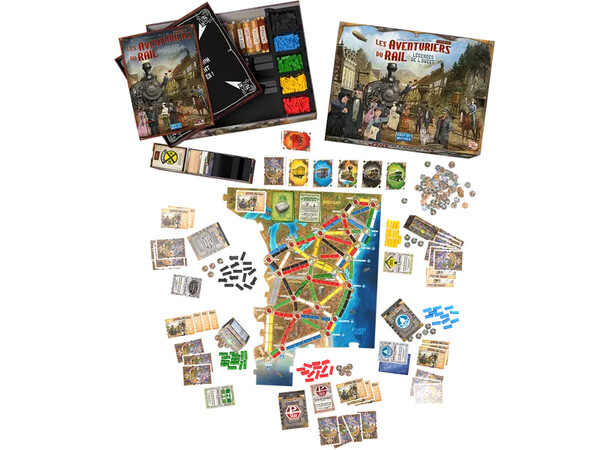 Ticket to Ride Legacy Brætspil Legends of the West 