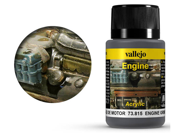 Vallejo Engine Grime - 40 ml Weathering Effects - Acrylic 