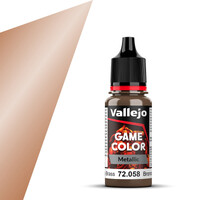 Vallejo Game Color Brassy Brass 18 ml - Metallic