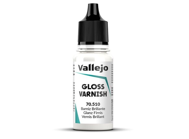 Vallejo Gloss Varnish Blank Klarlak 17ml Svarer til Tamiya X-22 / Italeri 4638AP 