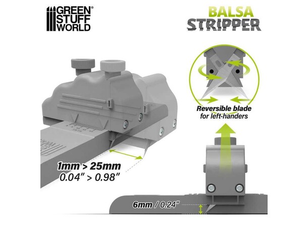Balsa Stripper / Skærer Green Stuff World 