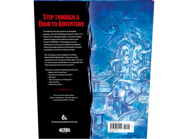 D&D Quests from the Infinite Staircase Dungeons & Dragons-scenarie niveau 1-13 