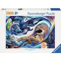 Dragon at Day & Night 5000 brikker Puslespil - Ravensburger Puzzle