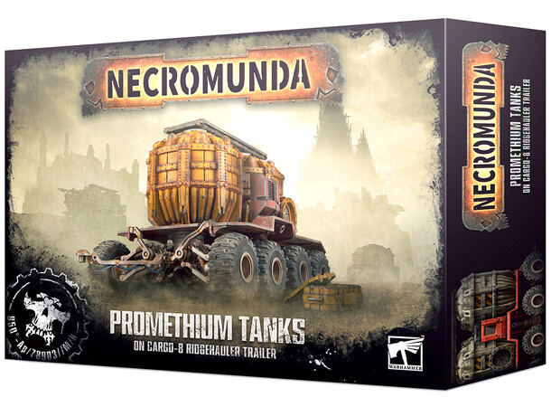 Necromunda Promethium Tank On Cargo 8 Ridgehauler Trailer 