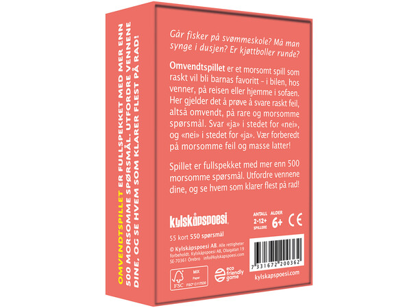 Omvendspillet - NORSK 