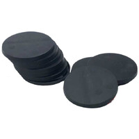 Plastbaser Sort Rund - 40 mm (10 stk) Green Stuff World