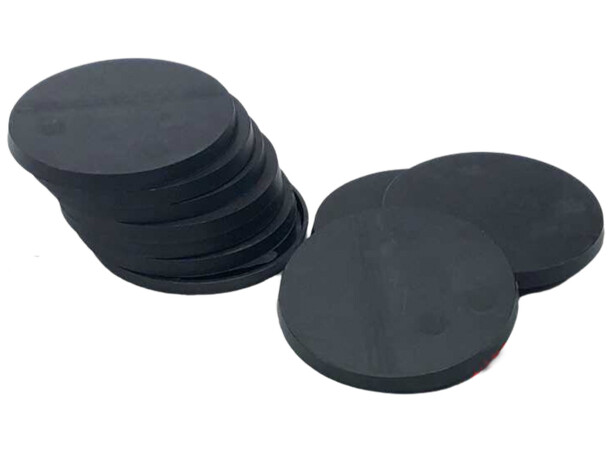 Plastbaser Sort Rund - 40 mm (10 stk) Green Stuff World 