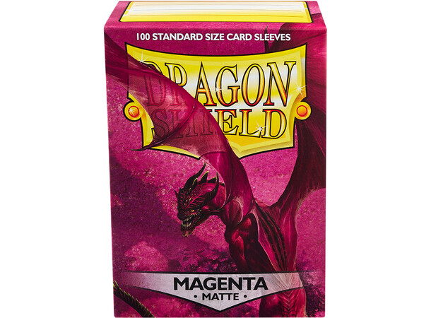 Sleeves Mat Magenta x100 66x91 Dragon Shield 