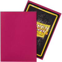 Sleeves Mat Magenta x100 66x91 Dragon Shield