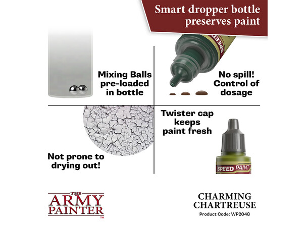 Speedpaint 2.0 Charming Chartreuse Army Painter - 18 ml 