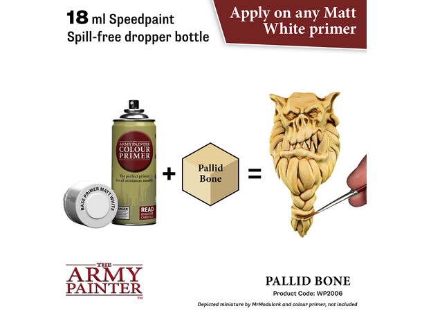 Speedpaint 2.0 Pallid Bone Army Painter - 18 ml 