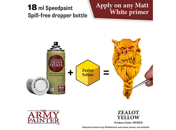 Speedpaint 2.0 Zealot Yellow Army Painter - 18 ml 