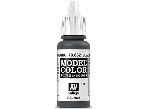 Vallejo Model Color Black Grey 17 ml Svarer til 4752AP|4785AP|4795AP|4861AP 