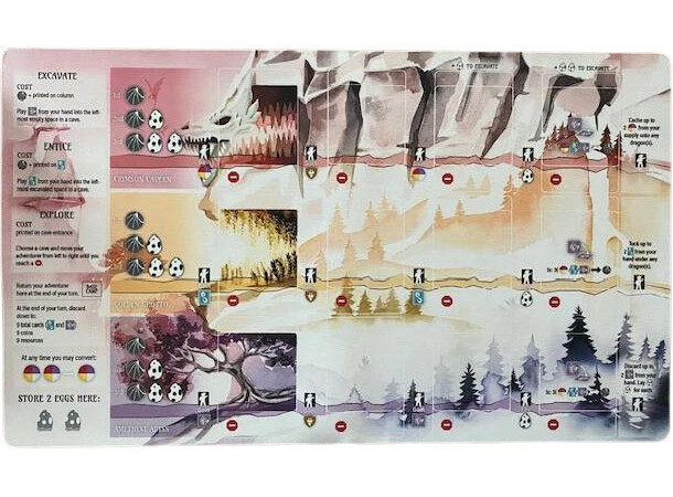 Wyrmspan Playmat - Til 1 spiller 