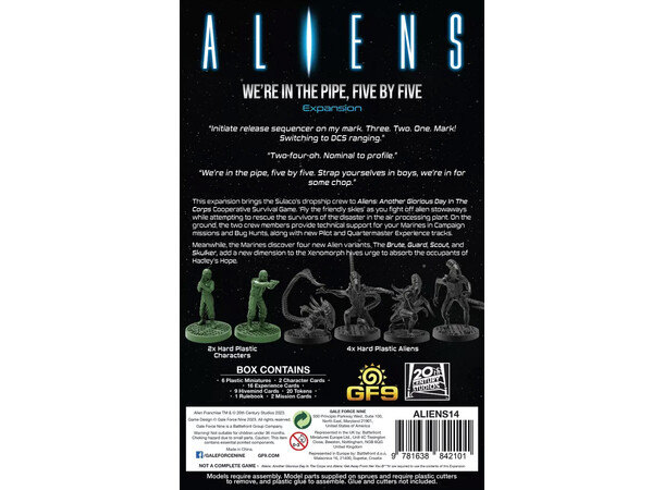 Aliens Were in the Pipe Five by Five Exp Ekspansion Aliens Another Glorious Day 