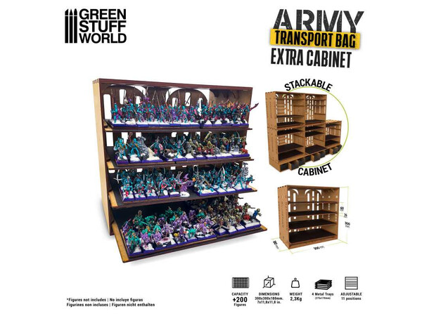 Army Transport Bag - Ekstra skuffe M Green Stuff World 