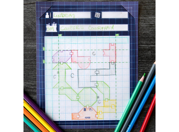 Blueprints of Mad King Ludwig Brettspill 
