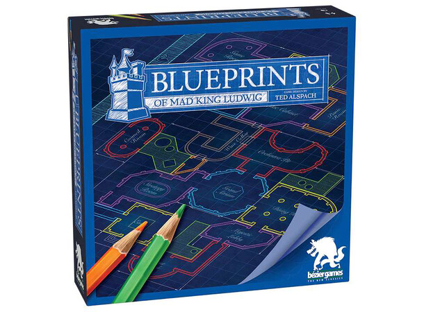 Blueprints of Mad King Ludwig Brettspill 