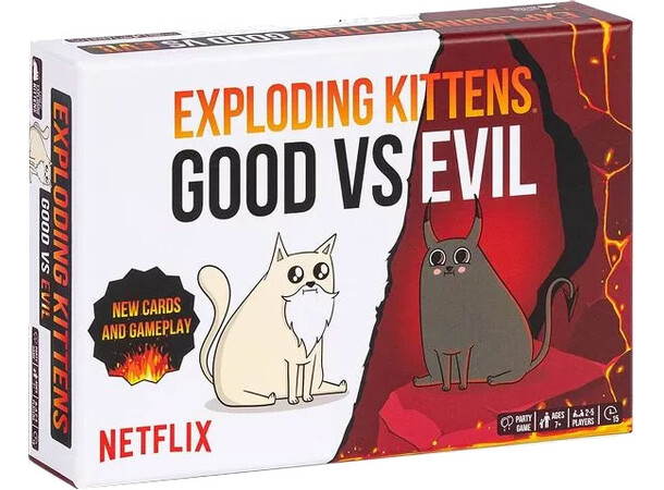 Exploding Kittens Good vs Evil - Dansk Dansk udgave 