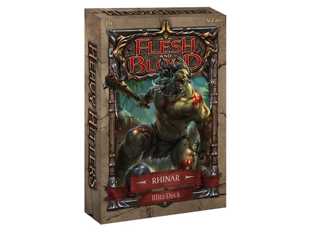 Flesh & Blood Heavy Hitters Rhinar Blitz Deck 
