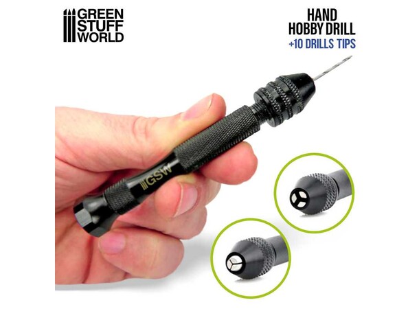 GSW Fine Pin Vise 0,3 - 3,2 mm Håndbor / Hobbybor 
