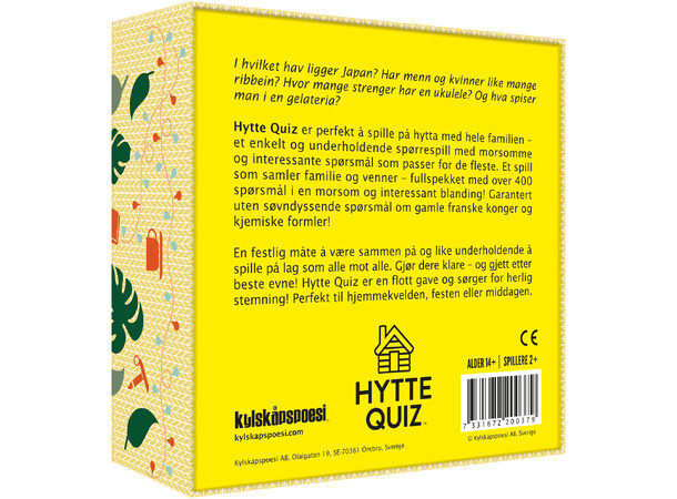 Hytte Quiz - NORSK 