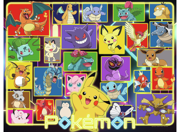 Illuminated Pokemon 2000 brikker Puslespil - Ravensburger Puzzle 