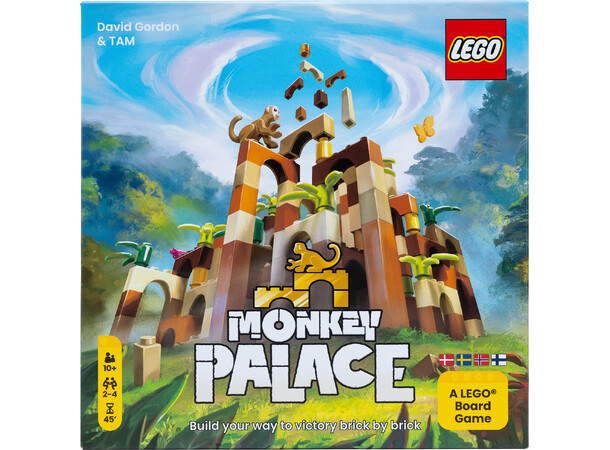 LEGO Monkey Palace Brætspil Dansk udgave 