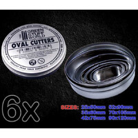Oval Cutters for Bases (6 stk) Green Stuff World