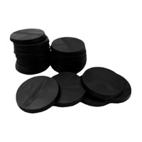 Plastbaser Sort Rund - 32 mm (20 stk) Green Stuff World